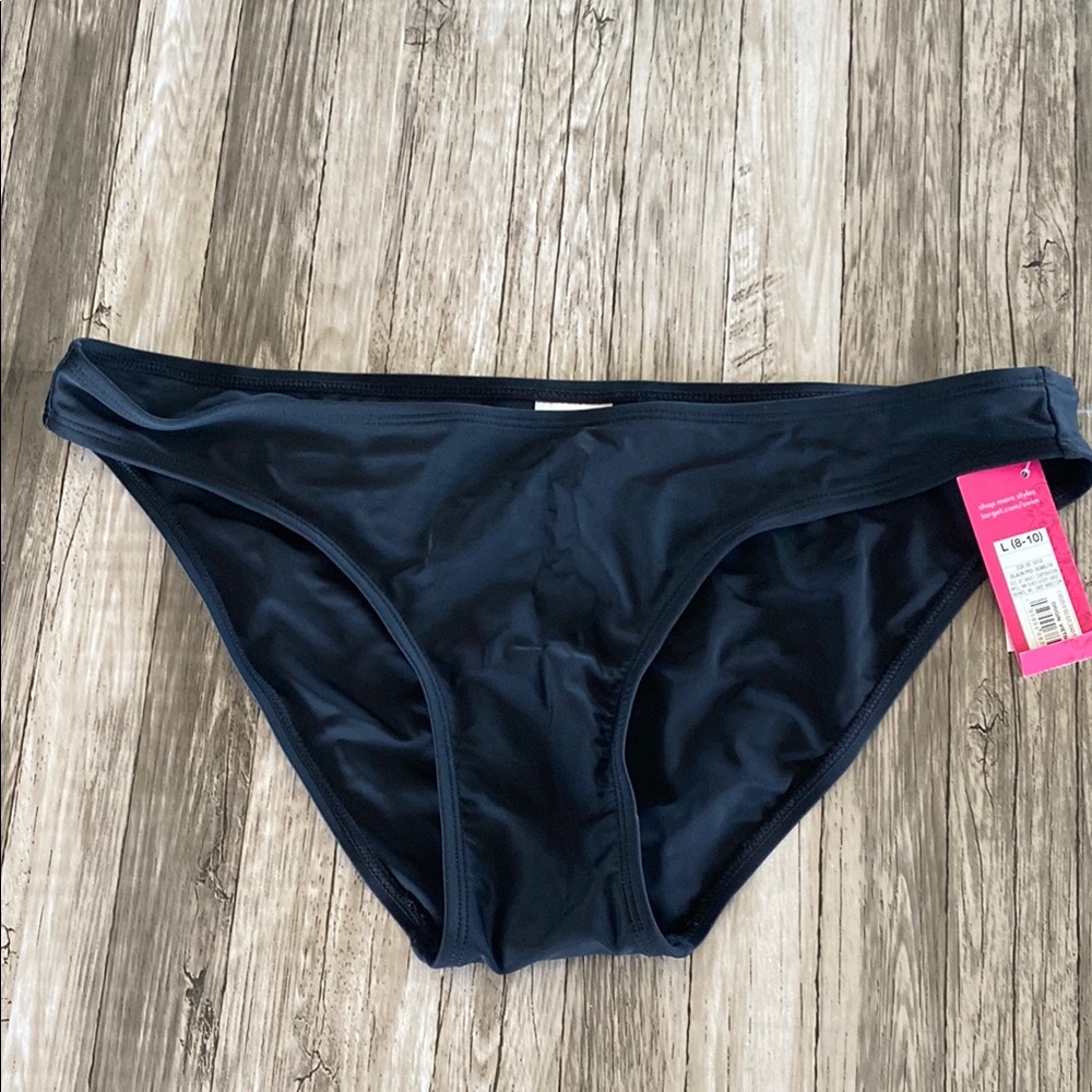 Black Bikini Bottoms /New with tags / Large